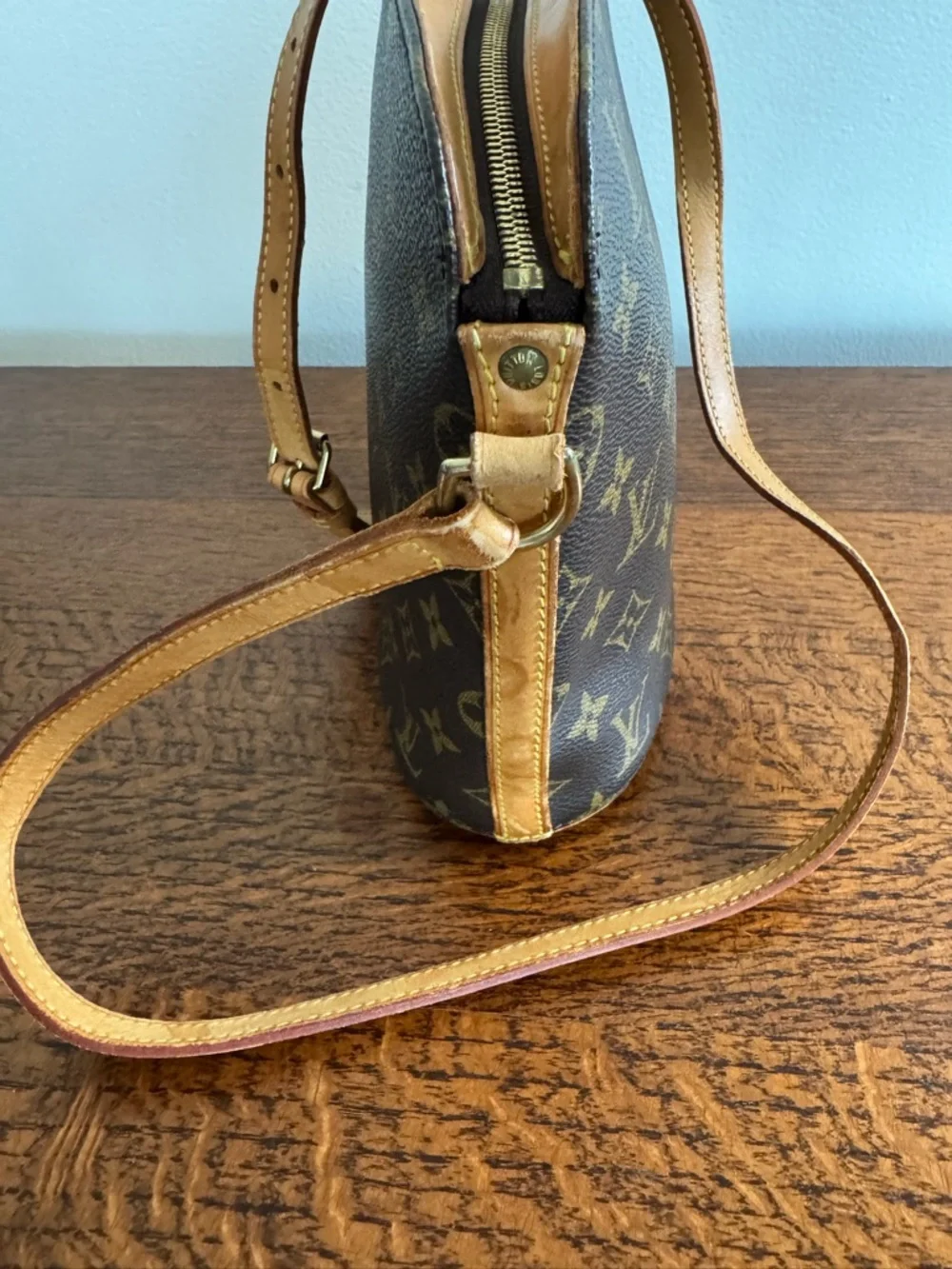 Louis Vuitton Monogram Drouot Crossbody Bag with COA and Dust Bag